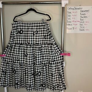 Unique skirt with pocket plus size